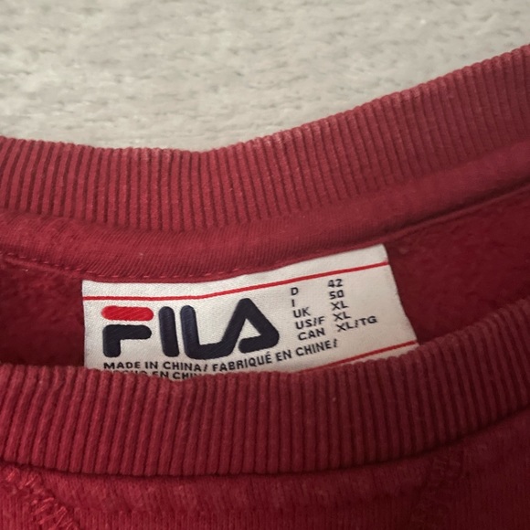 Red Fila Crewneck - Picture 2 of 3